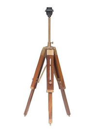 Classical Nautical Brass Brown Tripod Power Source: Electric