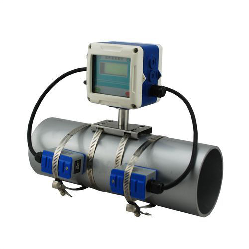 Abs Clamp On Fixed Ultrasonic Flow Meter