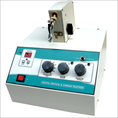 Traction Unit - 15Kg Weight, 0-99 Minutes Timer | Adjustable Traction Force, Digital Display, Portable Design
