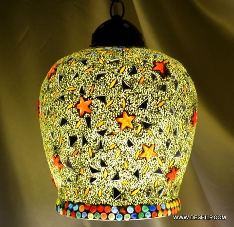 Beautiful Glass Wall Hanging Lamp