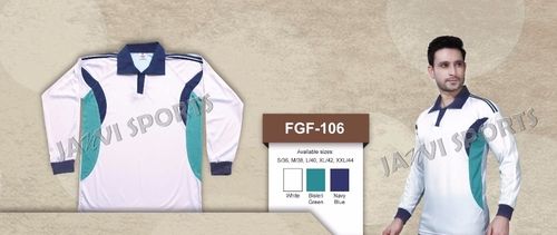 White And Blue Sports T Shirt Fcf-106