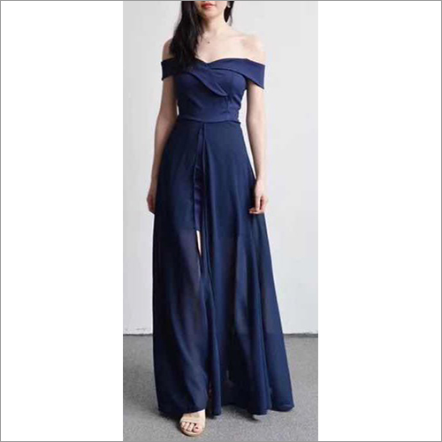 Ladies Off Shoulder Gown