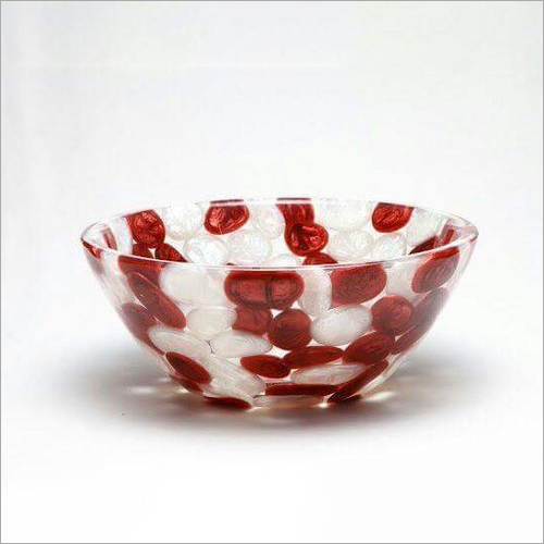 Ceramic Fruit Bowl - Ceramic 15cm Diameter Red | Elegant Design Durable Easy Cleaning Glossy Finish