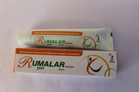 Pain Reliever Ointment - 25 Gm Tube | Herbal Ingredients: Narayan Oil, Nilgiri Oil, Panchguna Oil, Rason Oil, Mahavishgarbh Oil - Ayurvedic Pain Relief Solution for Joint and Skeletal Discomfort