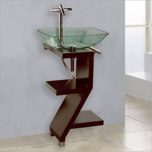 Bathroom Wash Basin Sink - Glass 20x20x30 Inches Green, Drain and Faucet Included | Elegant Design, Durable Material, Easy Installation, Space Saving, Modern Style, Easy Cleaning, Stylish Look