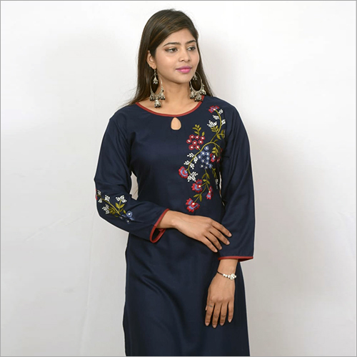 Rayon Long Kurtis