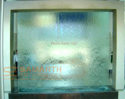 Glass Waterfall Fountain