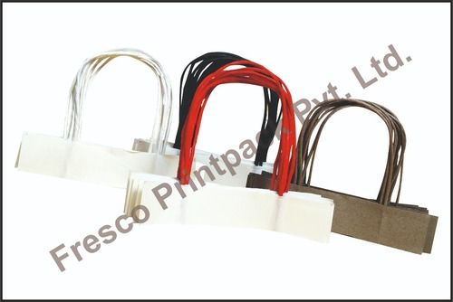 Multicolour Twisted Paper Rope Handle Size: Customize