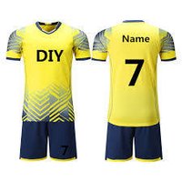 Soccer Uniforms - Cotton Set, Multi Color | Customized Logo, Breathable, Anti-uv, Quick Dry, Non-toxic, Washable Short Sleeves For All Seasons