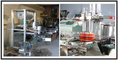 Automatic Double Nozzle Pickle Filling Machine Capacity: As Per The Client Required Kg/Hr