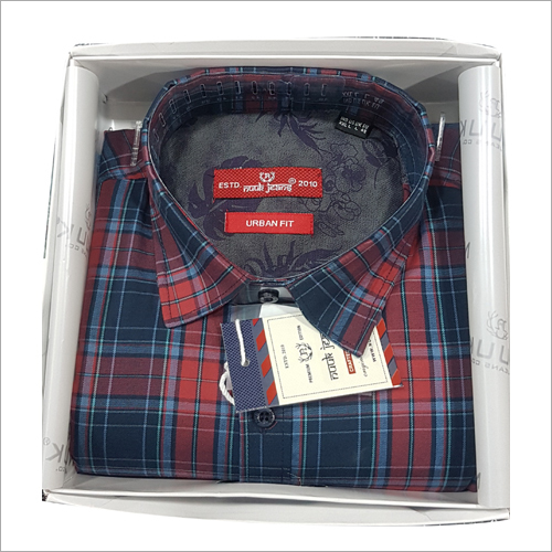 Mens Check Printed Shirt