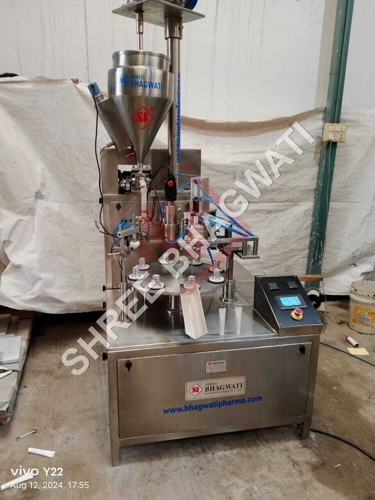 Semi Automatic Single Head Tube Filling & Sealing Machine