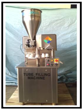 Semi Automatic Single Head Tube Filling & Sealing Machine