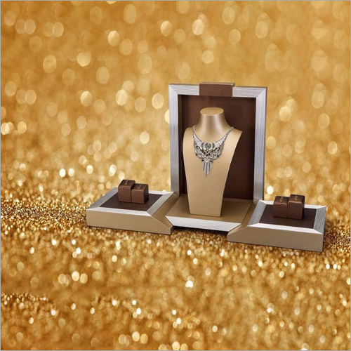 Necklace Display Stand - PU Material, Rectangle Shape, Portable Handle | Recyclable Design for Jewelry Promotion