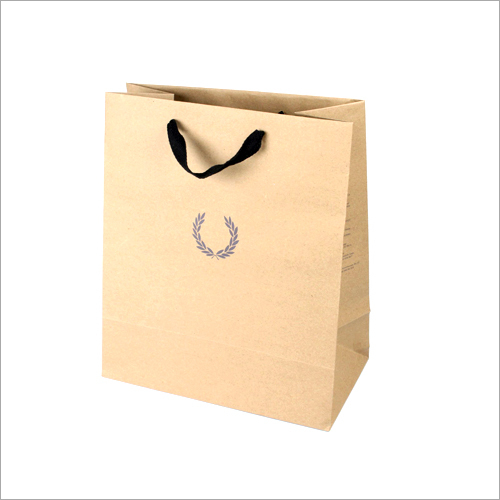 Paper Shopping Bag - Kraft Paper Customized Sizes & Designs | Eco-friendly Biodegradable Hand Length Handles Security Features