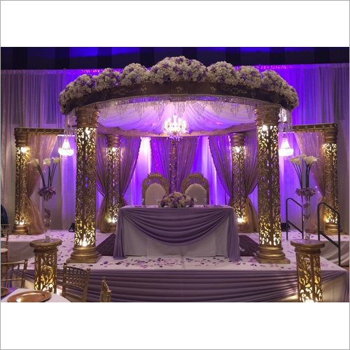 Party Decoration Fancy Fiber Mandap