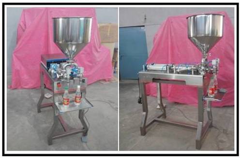 Semi Automatic Two Head Viscous Filling machine