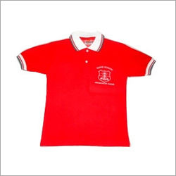 Red Boys Trendy School T-shirts