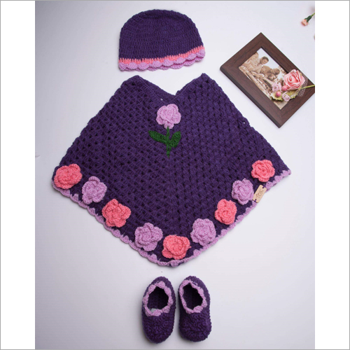 Baby Girl Hand Knitted Sweater Set