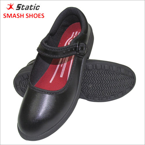 Girls Black School Shoes