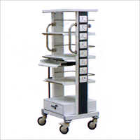 White Laparoscopy Trolley