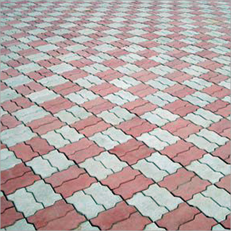 Orange Checkered Floor Tile