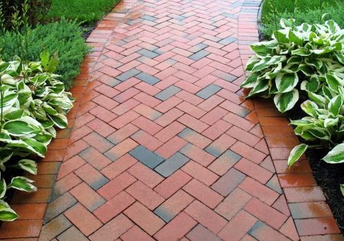 Orange Brick Tiles