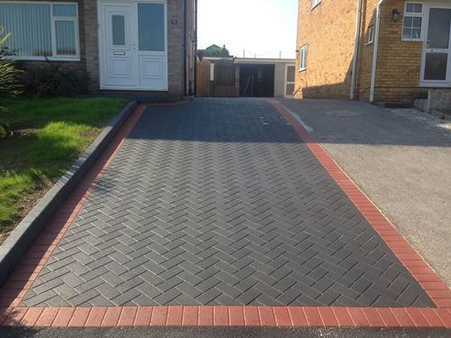 Black Brick Tiles Flooring