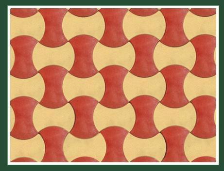 Interlocking Colorful Pavers - Cement Material, 28 Kilograms Weight, Yellow Color | Lightweight Design