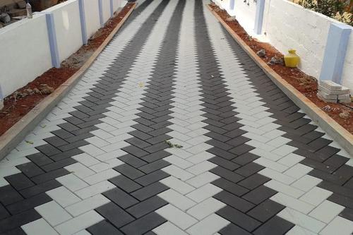 Black Zig Zag Tiles