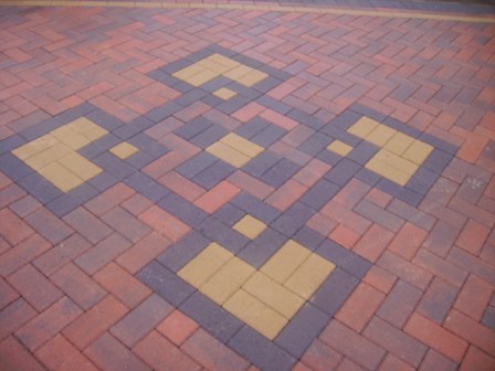 Pavers - Cement Material, Lightweight Design, Red Color | Ideal for Patios and Walkways