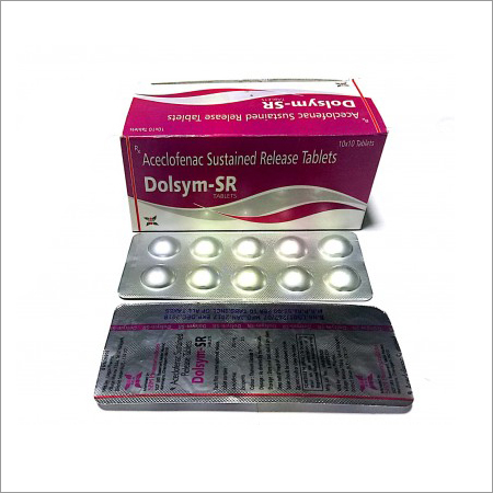 200 Mg Aceclofenac Sustain Release Tablet