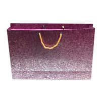 Folding Metallic Printed Paper Carry Bag