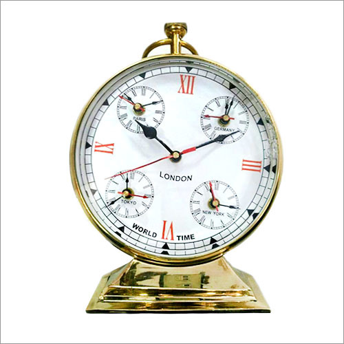 Antique Brass Clock