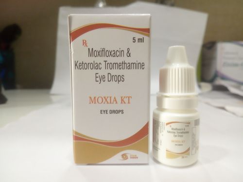 Moxifloxacin  0.5%W/V + Ketorlac 0.5%W/V