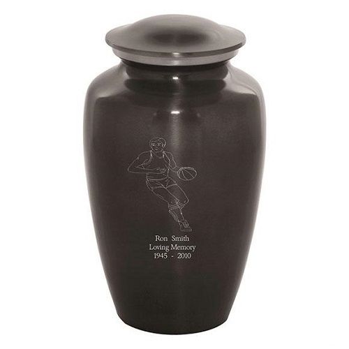 Custom Engraved Basketball Cremation Urn