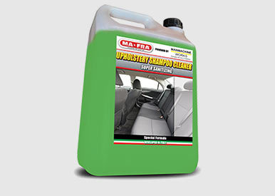 Upholstery Shampoo Cleaner - Liquid Format, High Concentration Low Foam Detergent for Thorough Cleaning of Fabrics, Carpeting, and Velvet