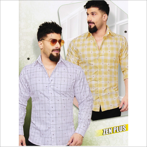 Men's Formal Check Shirt Fabric