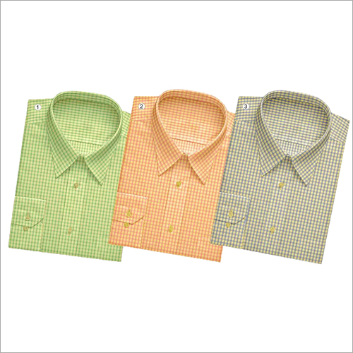 Men's Designer Check Shirt Fabric