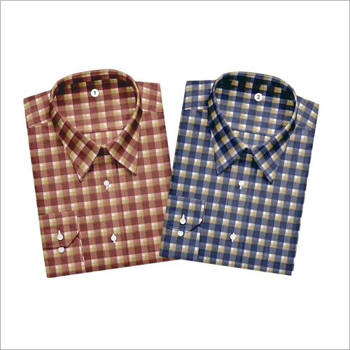 Mens Check Shirt Fabric