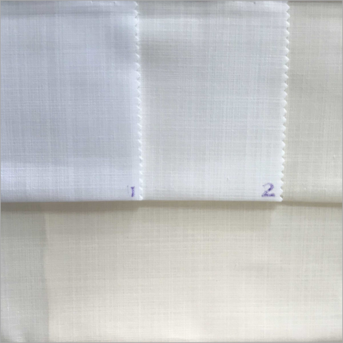White Men Cotton Plain Shirt Fabric