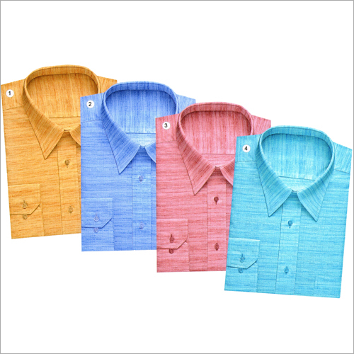 Multi Color Men'S Designer Plain Shirt Fabric
