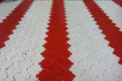 Double Dee Tiles Flooring - Cement, 28 Kilograms, Red Color | Lightweight, Perfect for Interior and Exterior Wall Cladding