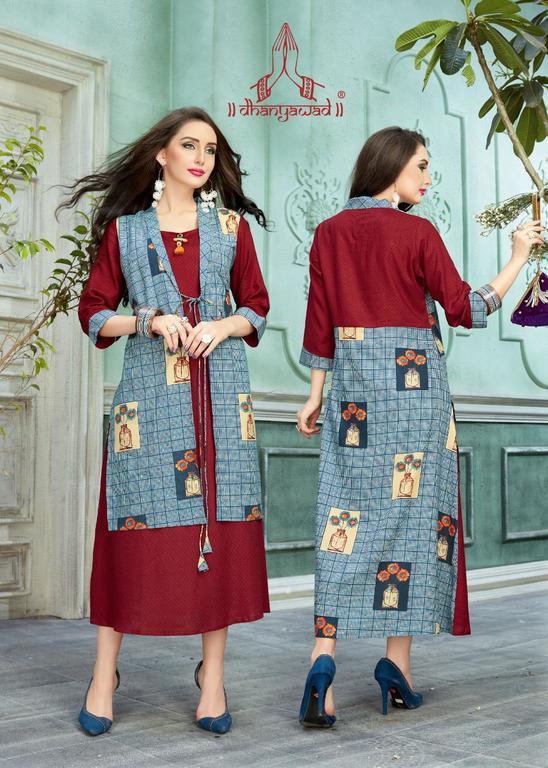 Fancy Print Rayon Kurtis