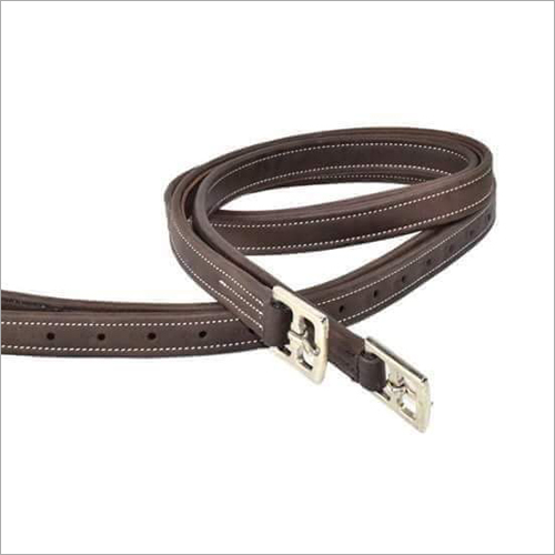 Leather Stirrups - Leather, Weatherproof, Brown | Horse Riding Application, Non-Slip Poly V Groove Design