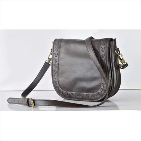 GENUINE LEATHER SADDLE BAG