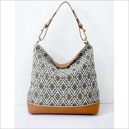 Jacquard Fabric Hobo Bag With Gender: Women