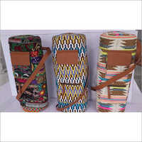 Jacquard Fabric Yoga Bag With Leather Trim Gender: Men