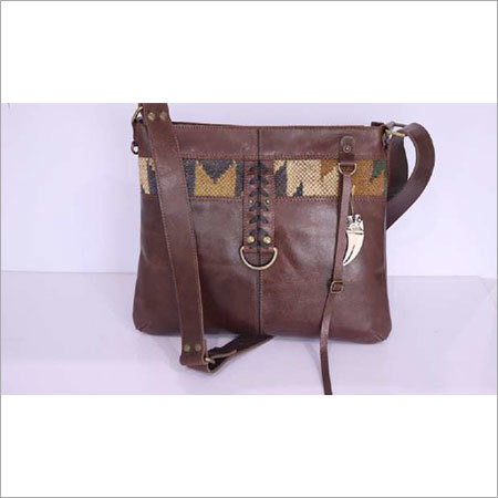 Brown Leather Messenger Bag