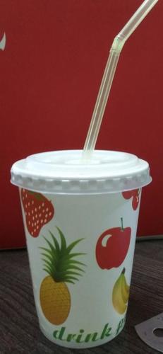 Paper Juice Glass With Lid